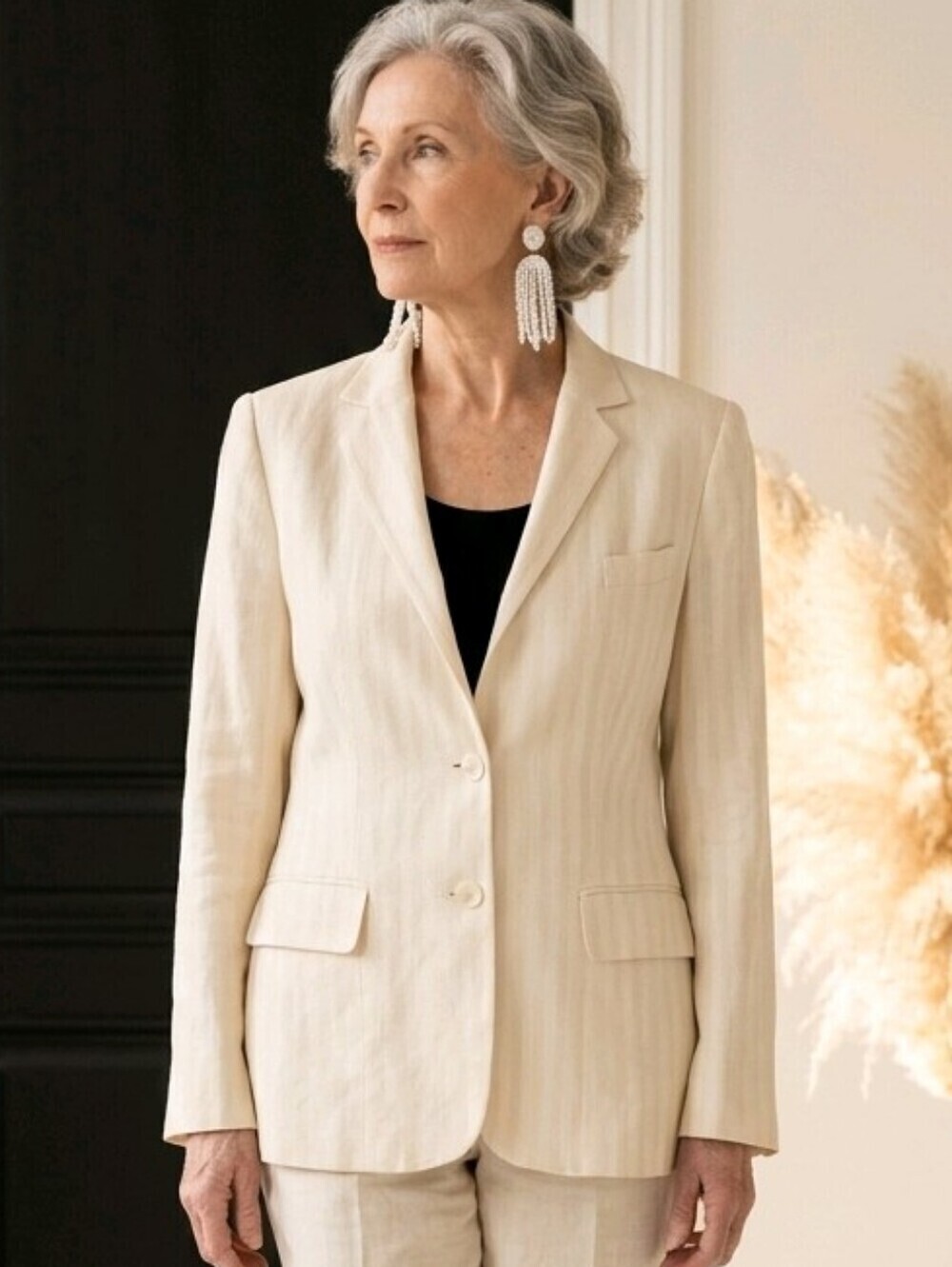 Evan Picone women's tweed Blazer Sz S-M Gorgeous material